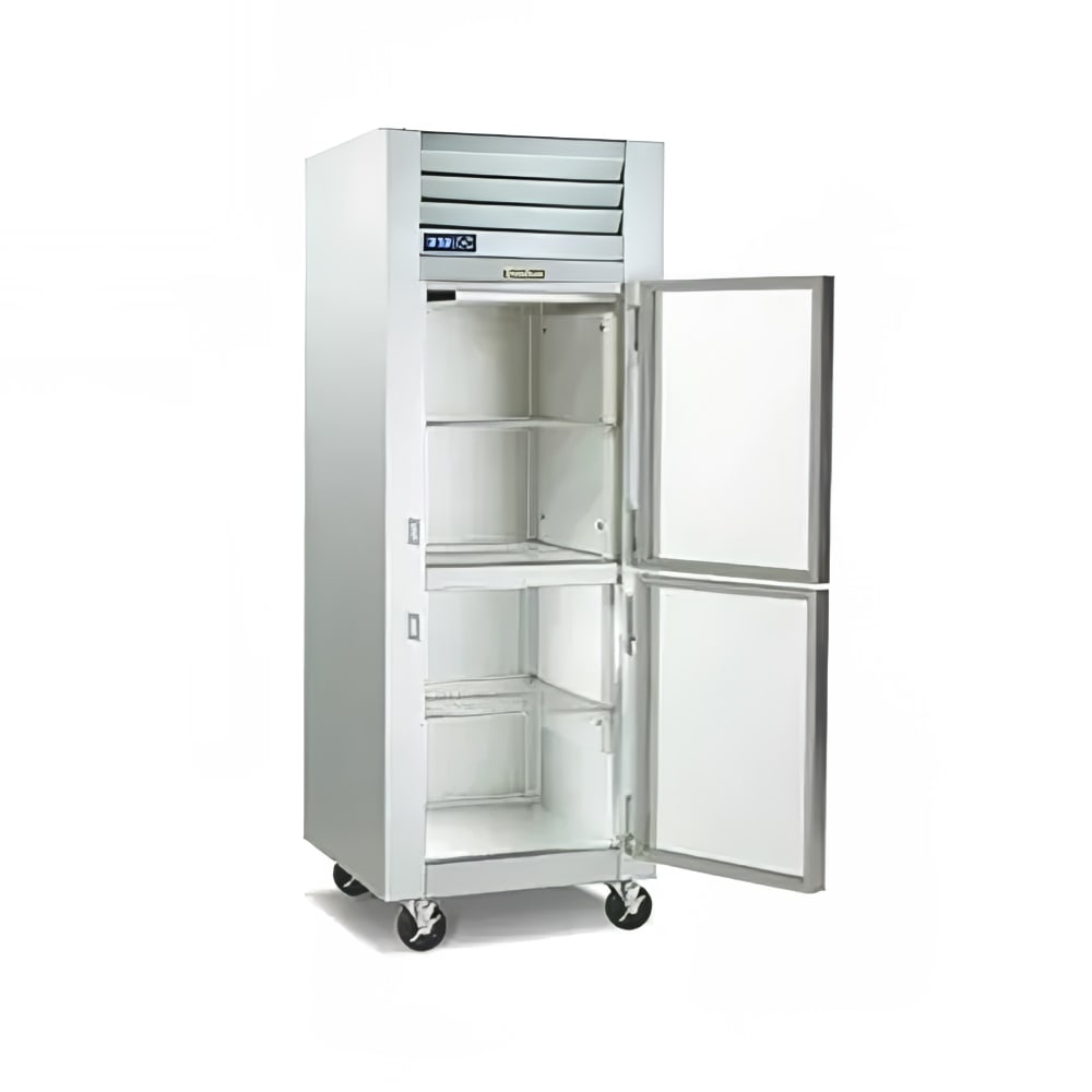 206-G1100 30" One Section Reach In Refrigerator, (2) Right Hinge Glass Doors, 115v