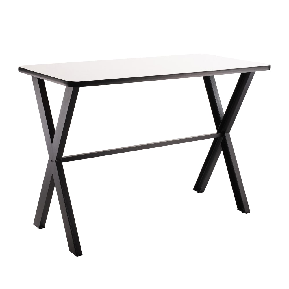 955-CLT3072B2WB Rectangular Bar Height Table w/ Whiteboard Top - 72"W x 30"D, Steel Bas...