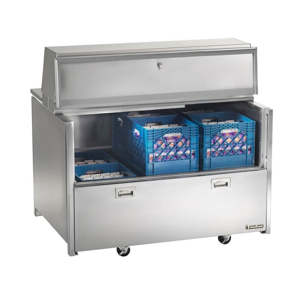 206-RMC34S4 Milk Cooler w/ Top & Side Access - (512) Half Pint Carton Capacity, 115v
