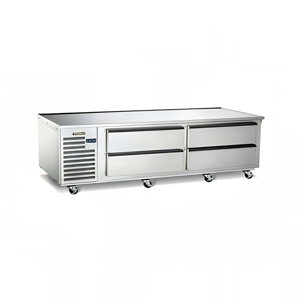206-TE072HT 72" Spec-Line Chef Base w/ (4) Drawers - 115v