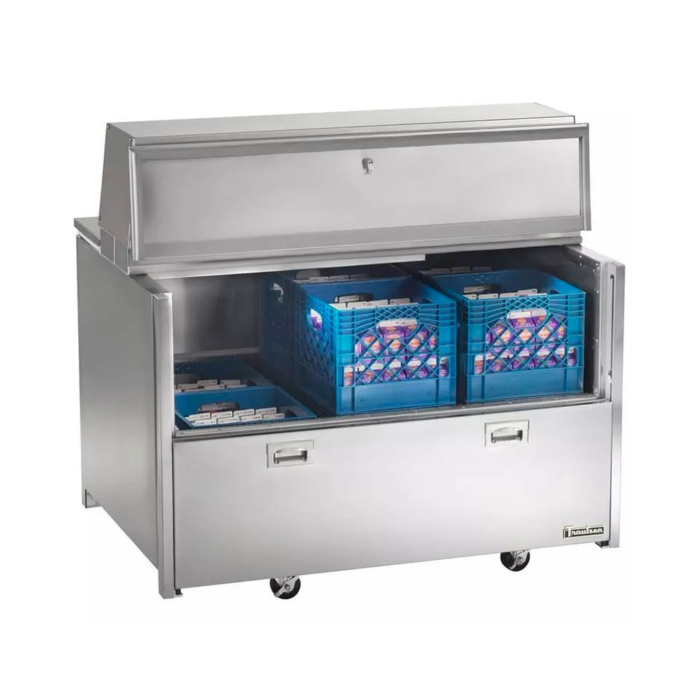 206-RMC58D4 Spec-Line Milk Cooler w/ Dual Top & Side Access - (1024) Half Pint Carton Capacit...