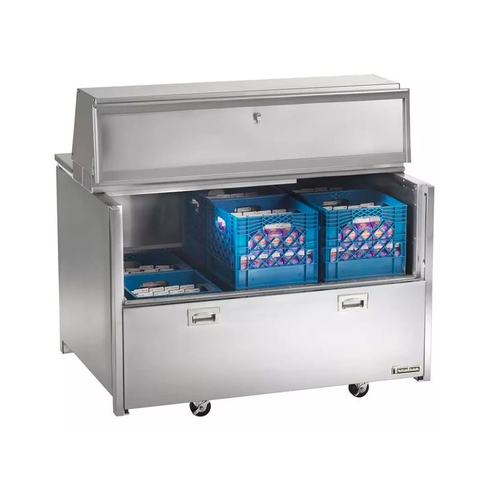 206-RMC58S4 Milk Cooler w/ Top & Side Access - (1024) Half Pint Carton Capacity, 115v