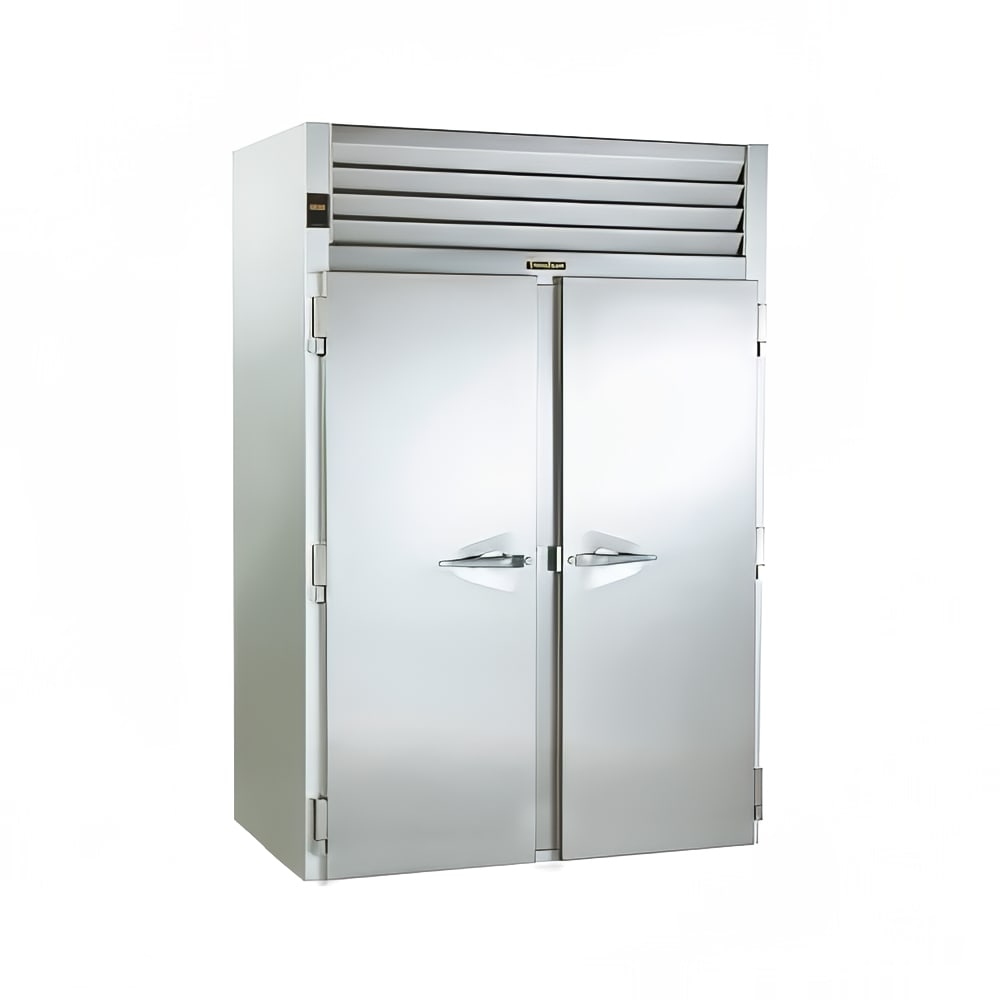 206-RR232LPCOR01 58" Two Section Roll Thru Refrigerator, (4) Left/Right Hinge Solid Doors, 1...
