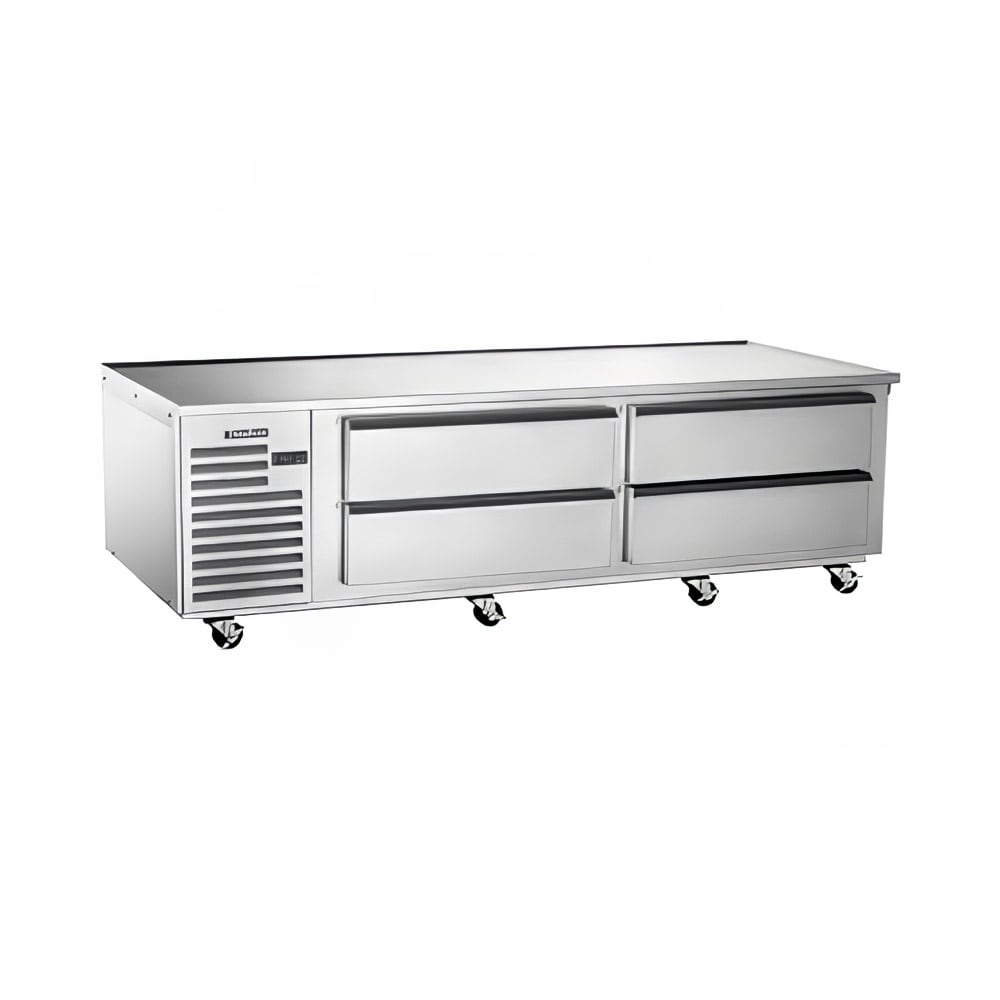206-TE084LT 84" Spec-Line Chef Base Freezer w/ (4) Drawers - 115v