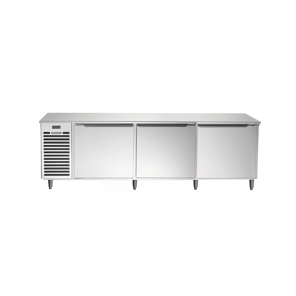 206-TU100HT 100" W Undercounter Refrigerator w/ (3) Sections & (3) Doors, 115v