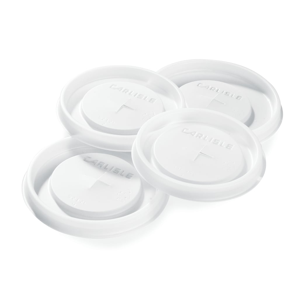 028-1110L30 10 oz Disposable Tumbler Lid - (1,000/Case) Translucent