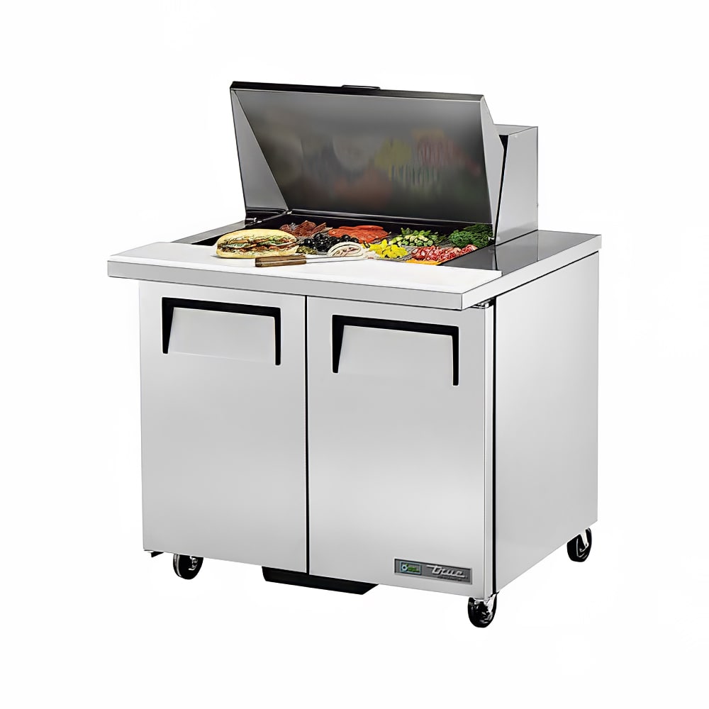 598-TSSU3612MB 36" TSSU Series Mega Top Sandwich/Salad Prep Table w/ Refrigerated Base, 115v