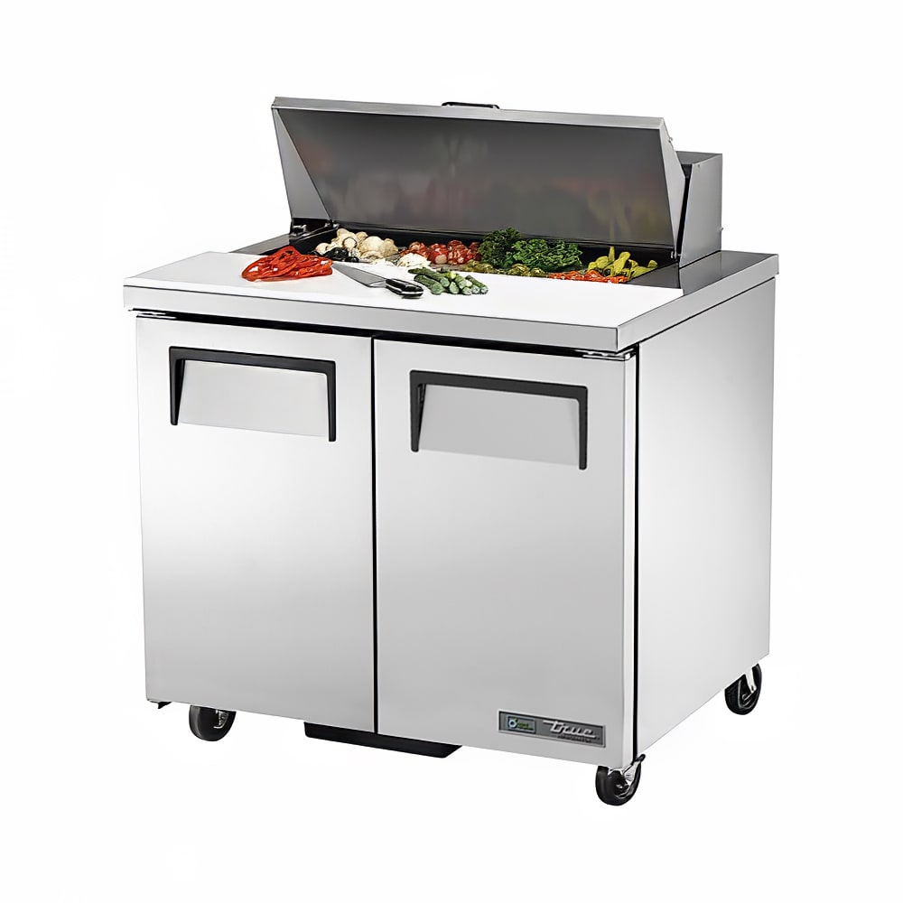 598-TSSU368 36" TSSU Series Sandwich/Salad Prep Table w/ Refrigerated Base, 115v
