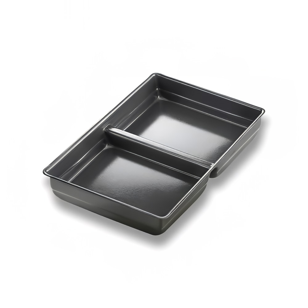 225-91000 Rectangular Detroit Pizza Pan - 9 3/16" x 14 5/16", Anodized Aluminum