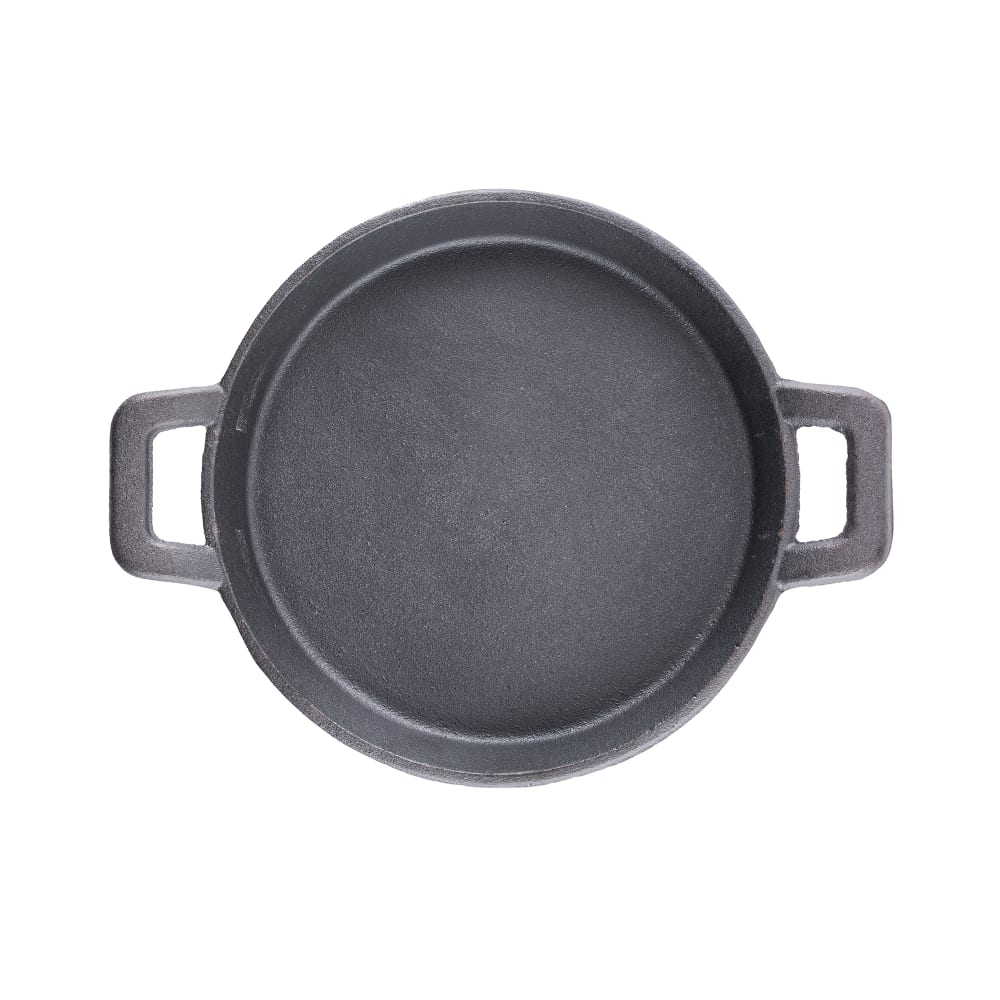229-CW30152 8" Round Fajita Platter w/ 24-oz Capacity, Cast Iron