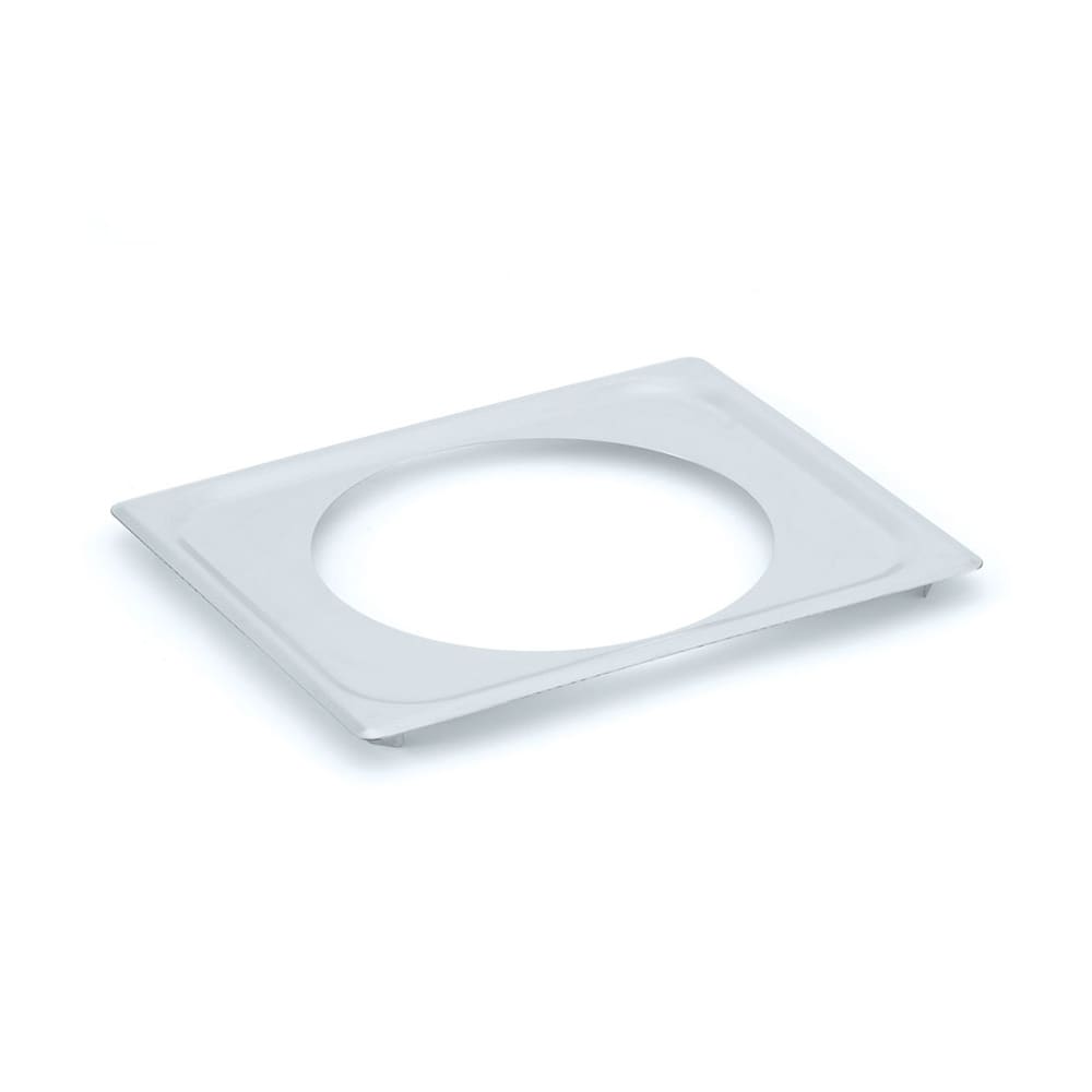 175-19198 Adapter Plate - Half Size,  8 3/8" Insert Hole, Stainless