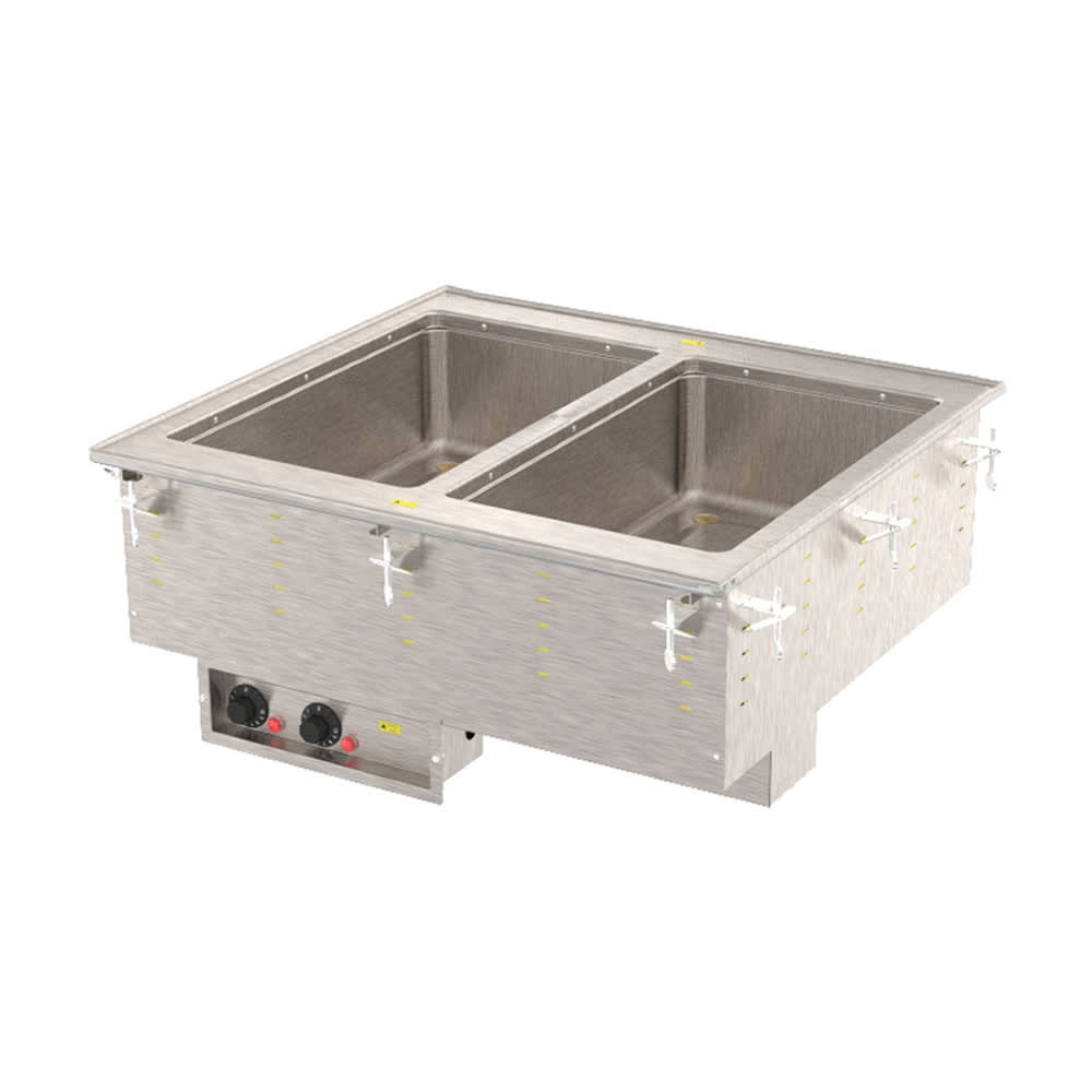 175-36399 Drop-In Hot Food Well w/ (2) Full Size Pan Capacity, 120v