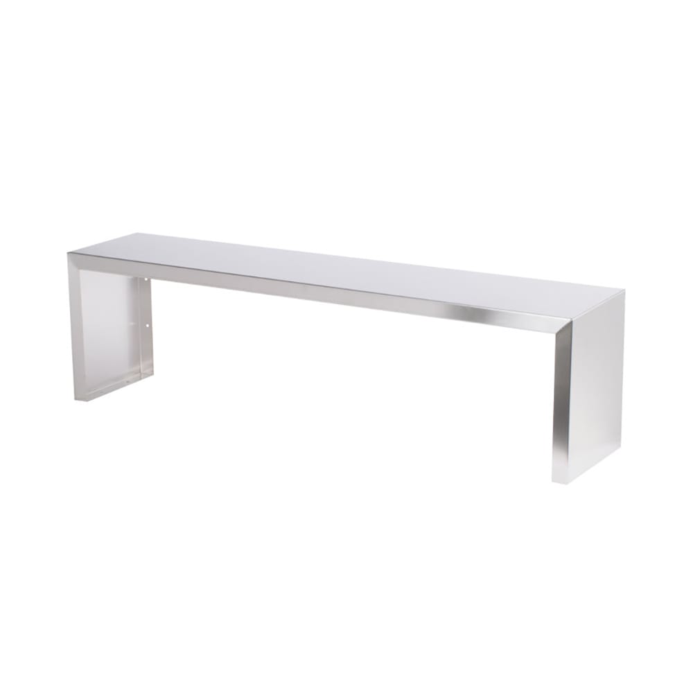 175-38033 46" Double Deck Overshelf - 46" x 10" x 26", Stainless