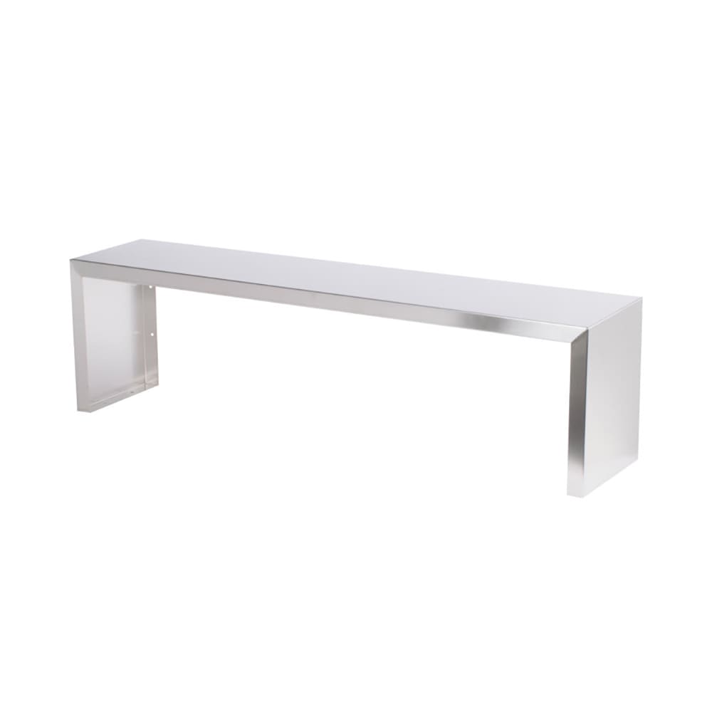 175-38035 76" Double Deck Overshelf - 76" x 10" x 26", Stainless