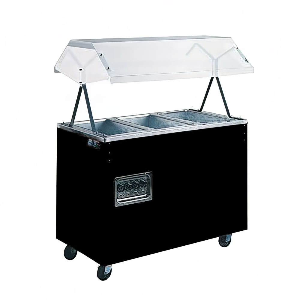 175-38708 46" Hot Food Table w/ (3) Wells & Enclosed Base, 120v