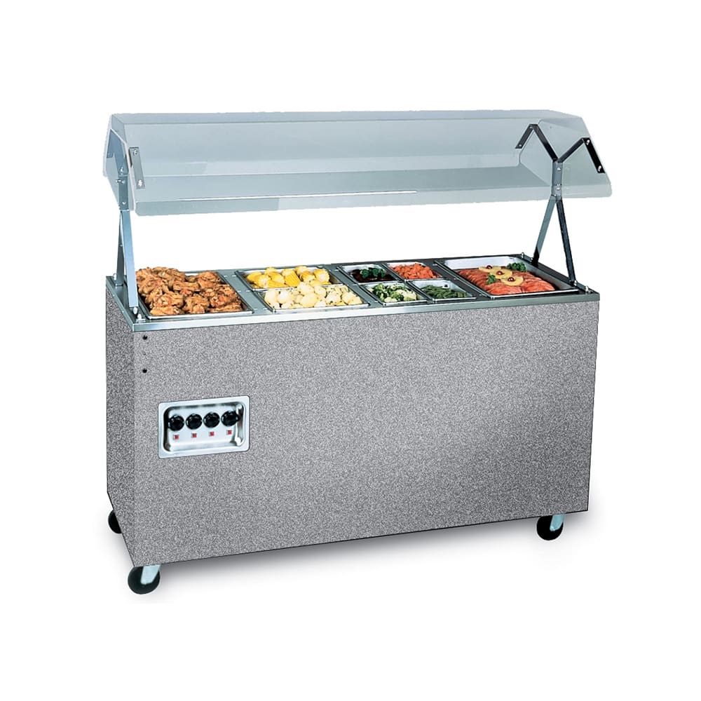 175-38771 60" Hot Food Table w/ (4) Wells & Enclosed Base, 120v