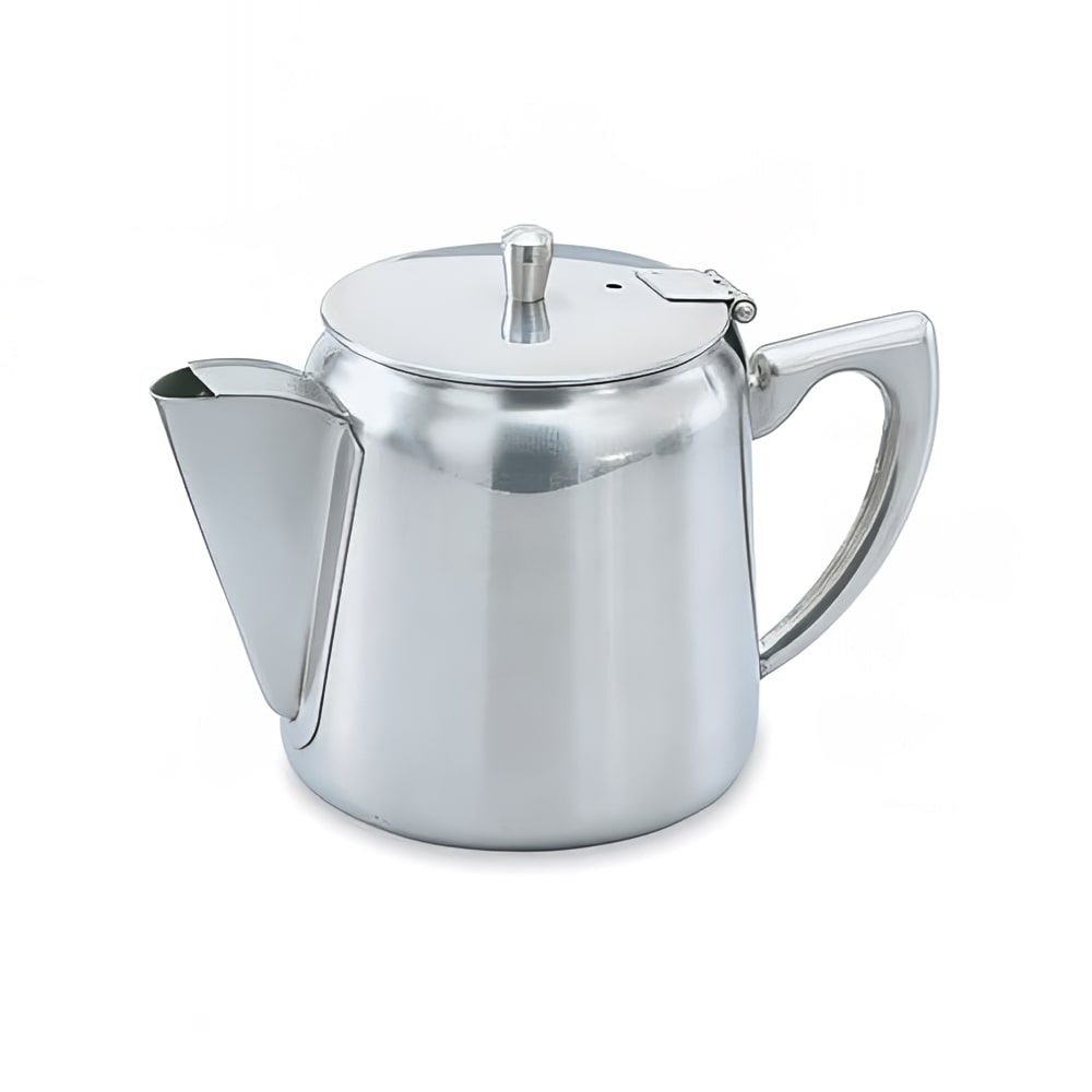 175-46370 12 oz Gooseneck Tea/Coffee Server with Strainer - Hollow Handle, Stainless