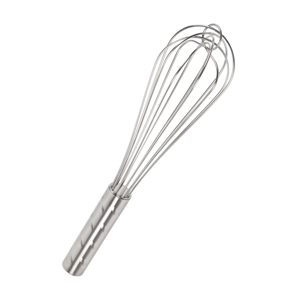 175-47280 10" French Whip - Stainless Steel