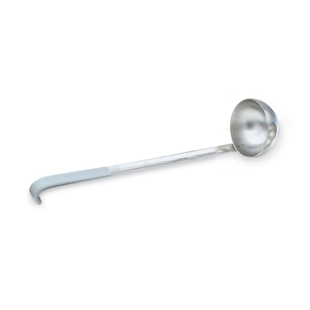 175-58344 4 oz Soup Ladle - Stainless Steel, Gray Kool-Touch™ Handle