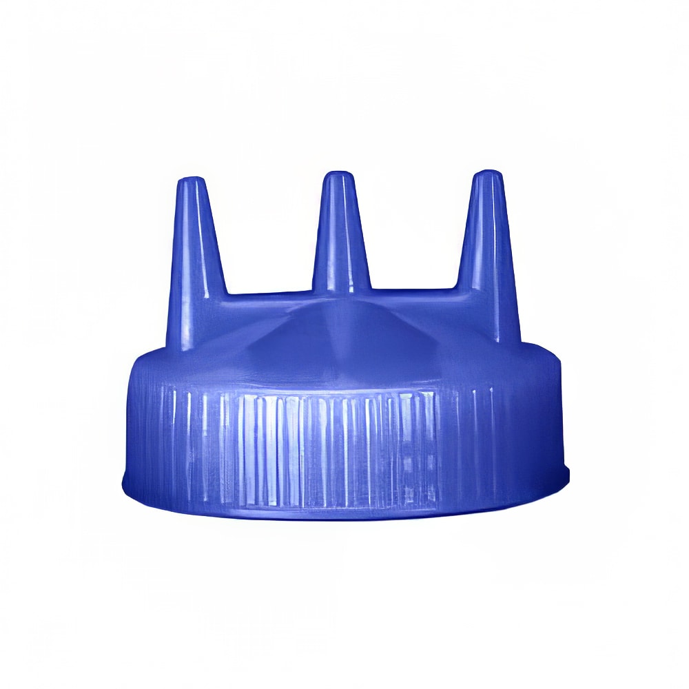 175-330044 Tri-Tip Replacement Cap - For 16,24,32 oz, Wide Mouth, Blue