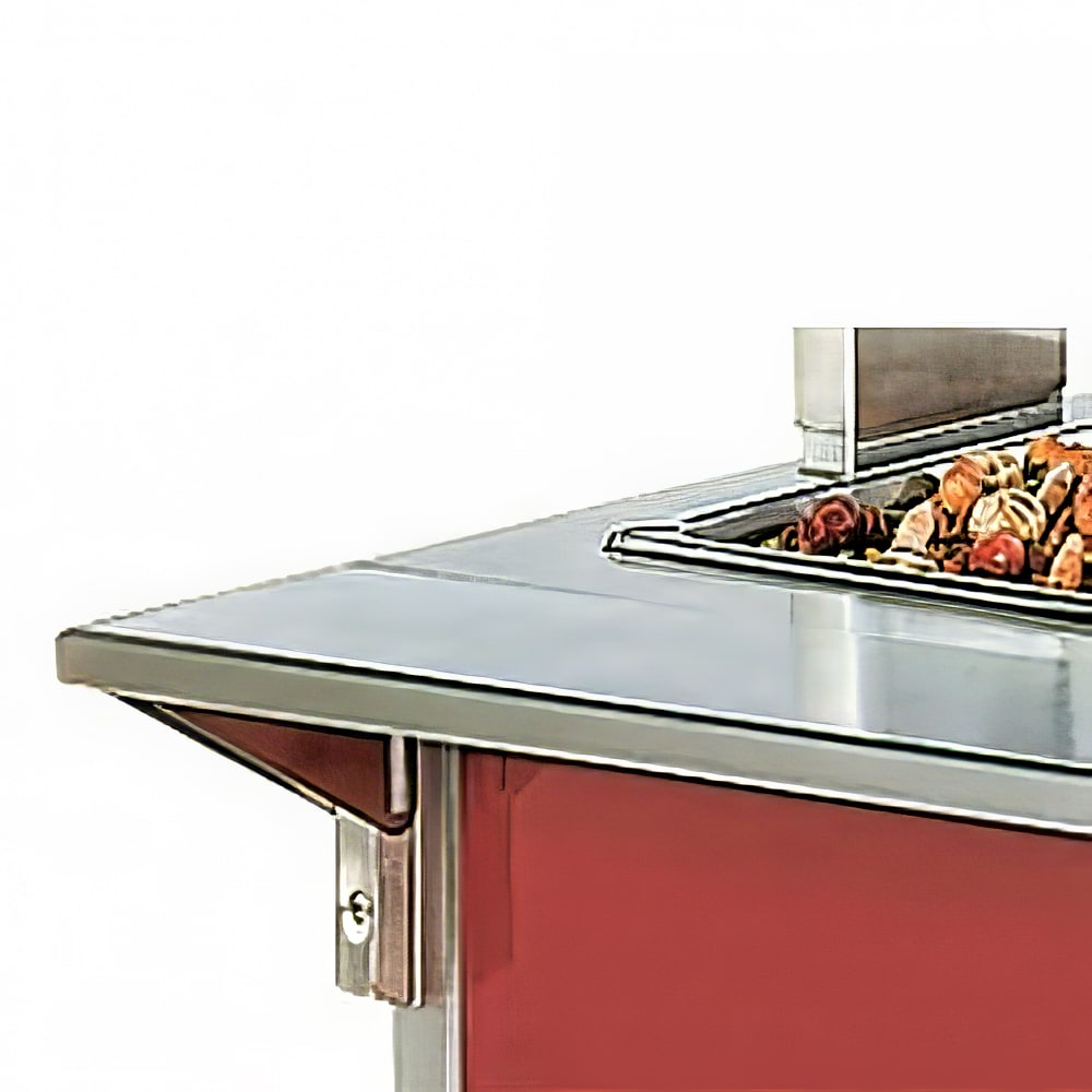 175-375142 74" Plate Rest - 7" Overall Width
