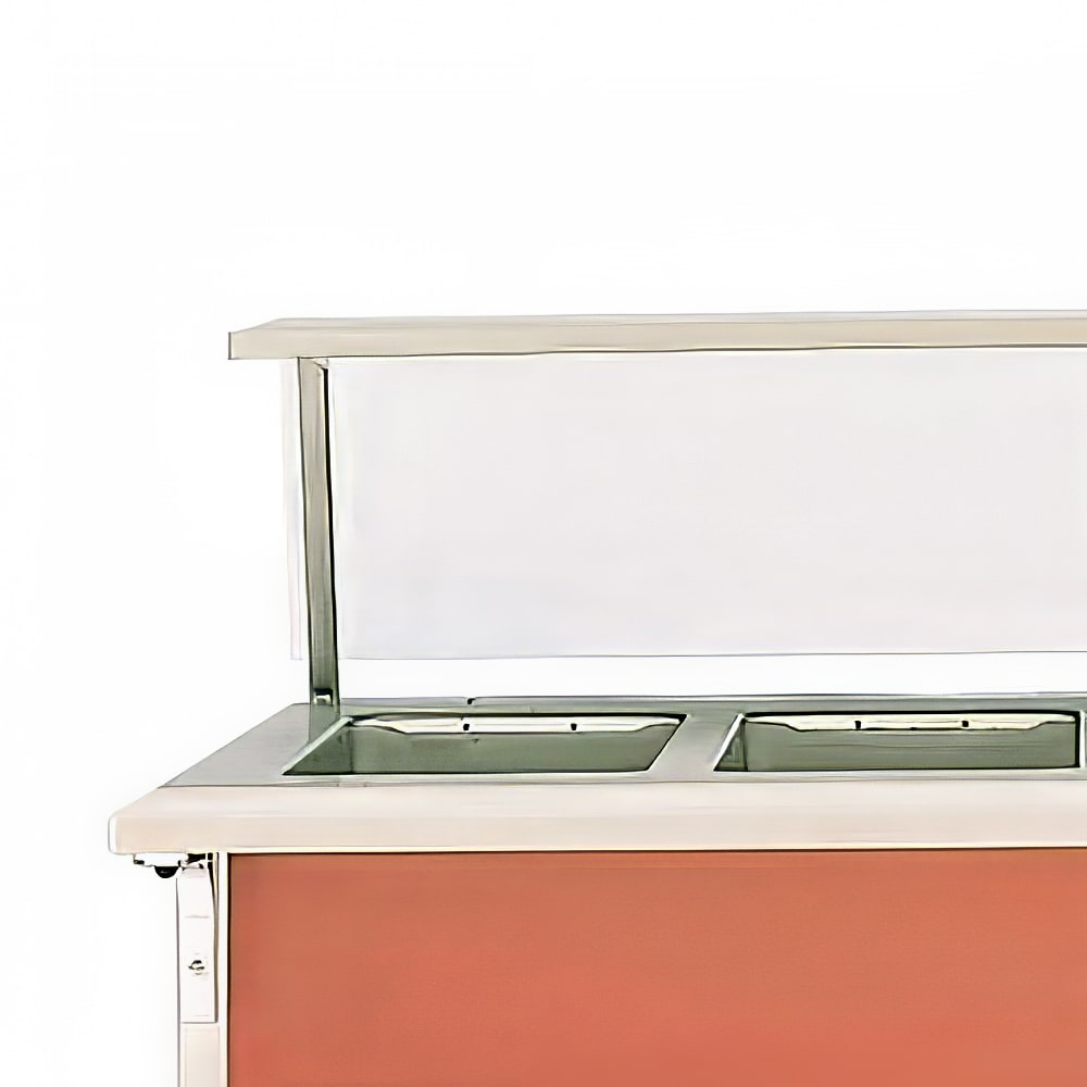 175-375632O 74" Operator Side Cutting Board - 8" Overall Width, Poly