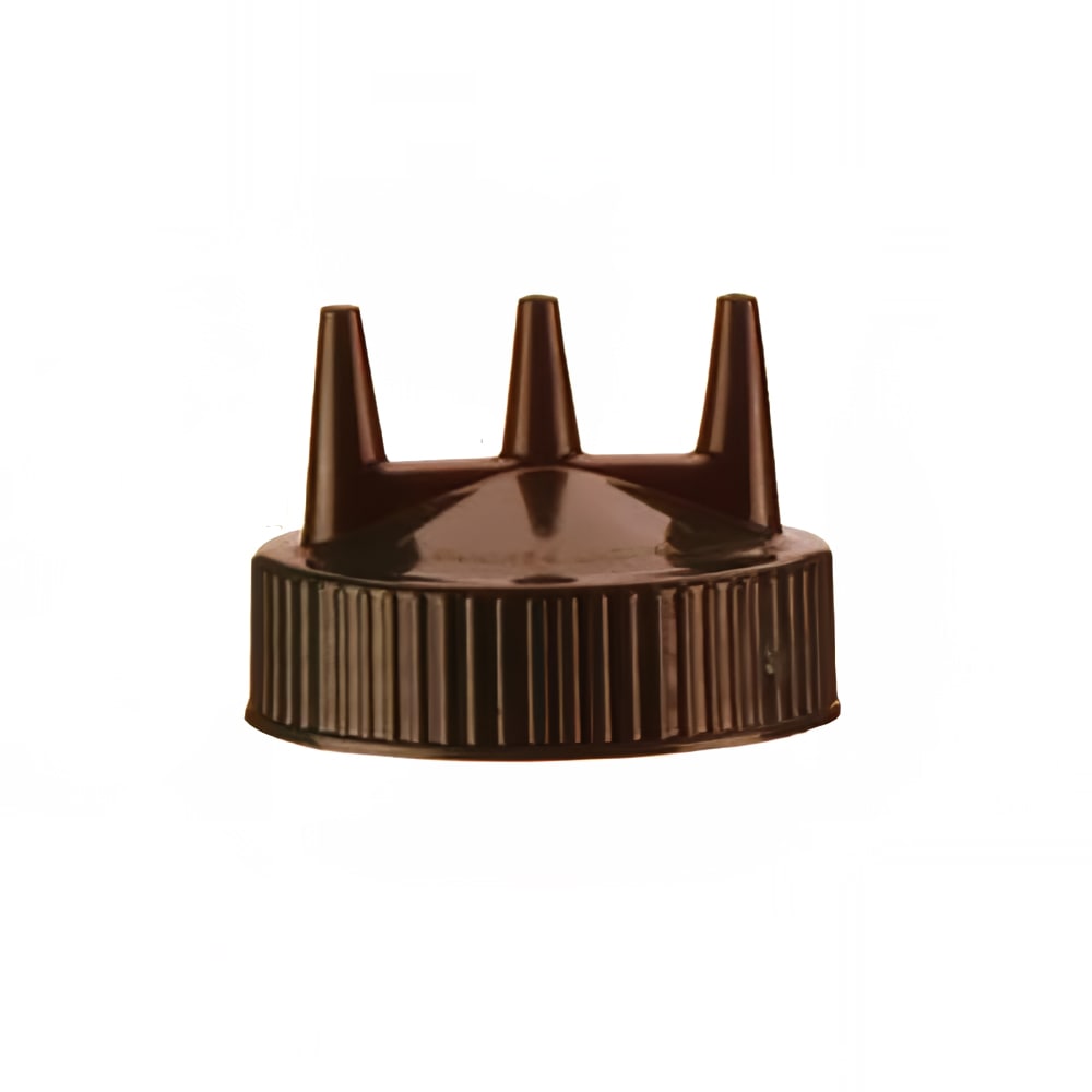 175-330001 Tri Tip Replacement Top for 16, 24 & 32 oz Wide Mouth, Brown