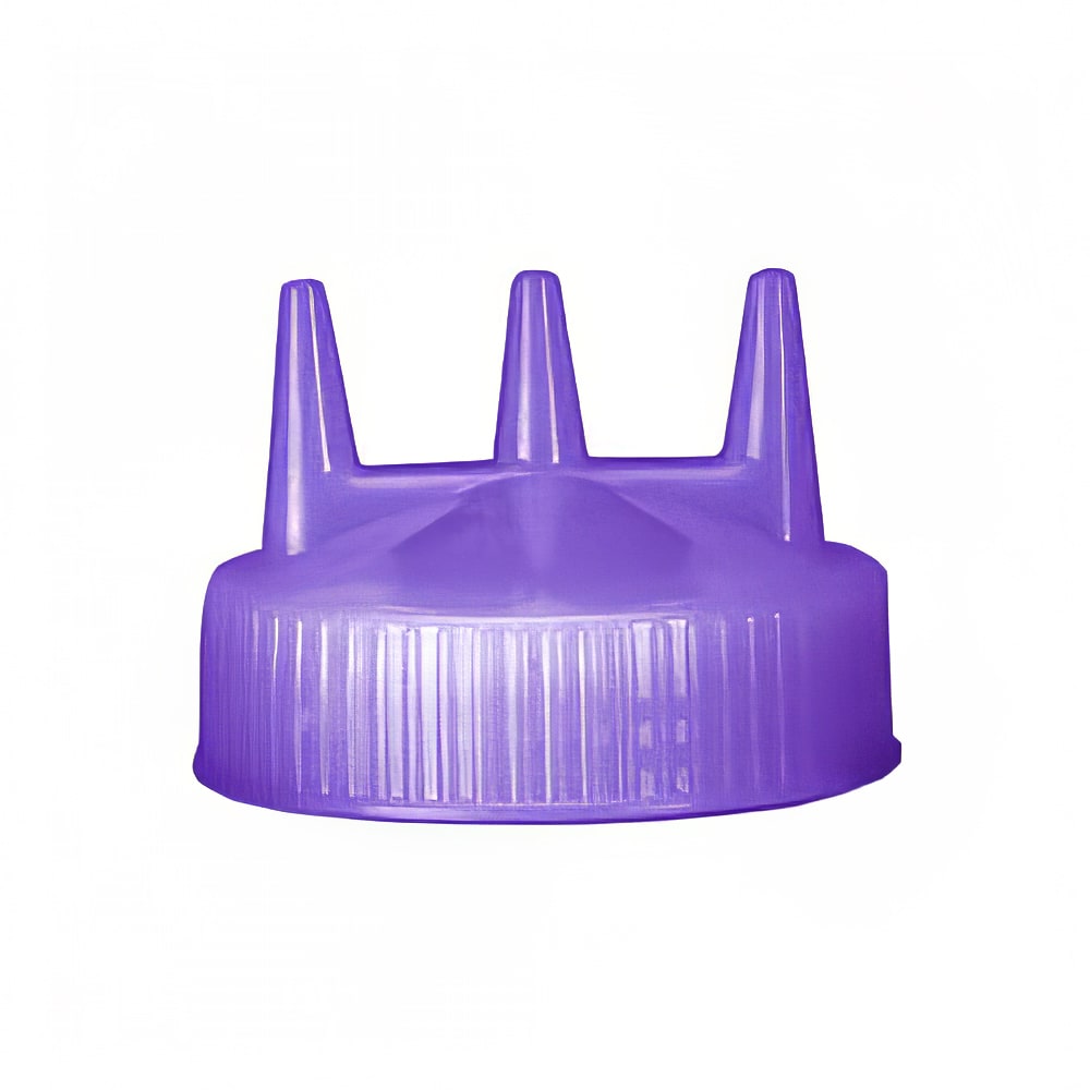 175-330054 Tri-Tip Replacement Cap - For 16,24,32 oz, Wide Mouth, Purple