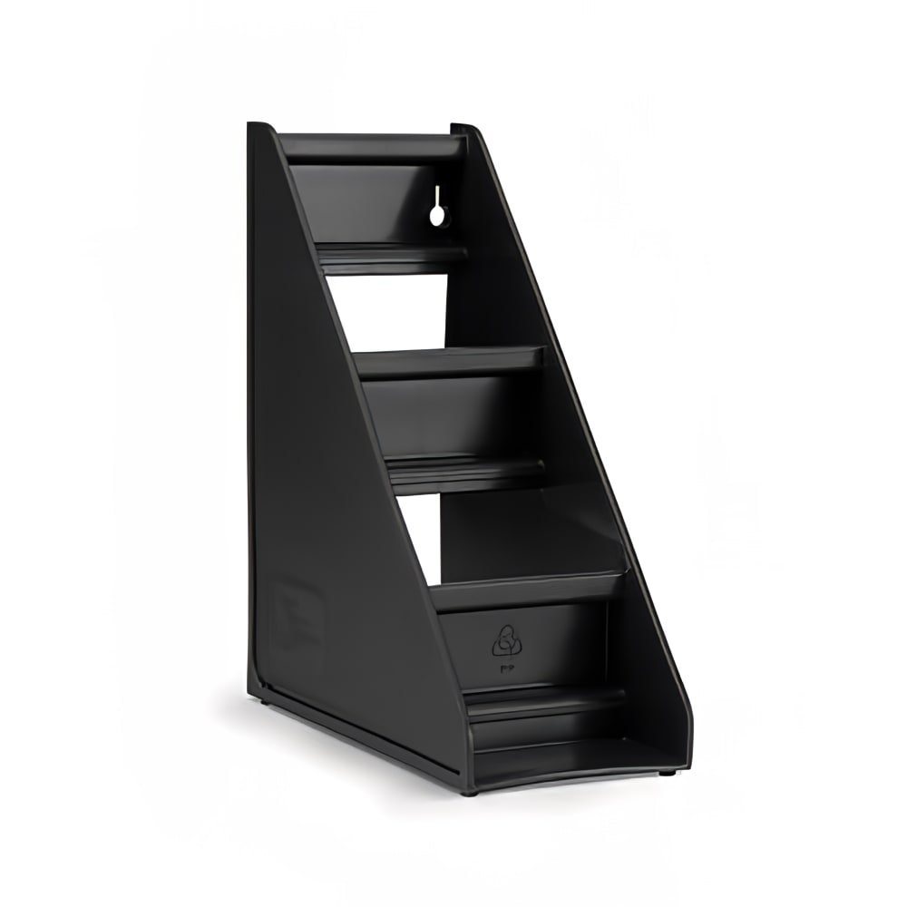 175-483006 Condiment Organizer w/ (3) Bins - Black