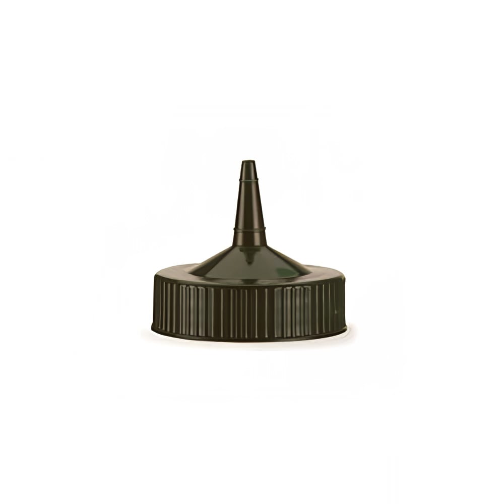 175-491301 Wide Mouth Squeeze Standard Bottle Cap, fits 16 32 oz, Brown