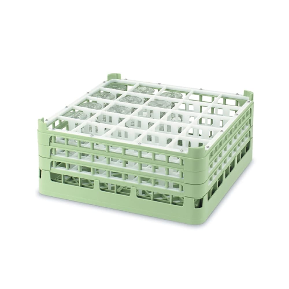 175-527101 Signature Glass Rack w/ (25) Compartments - Green