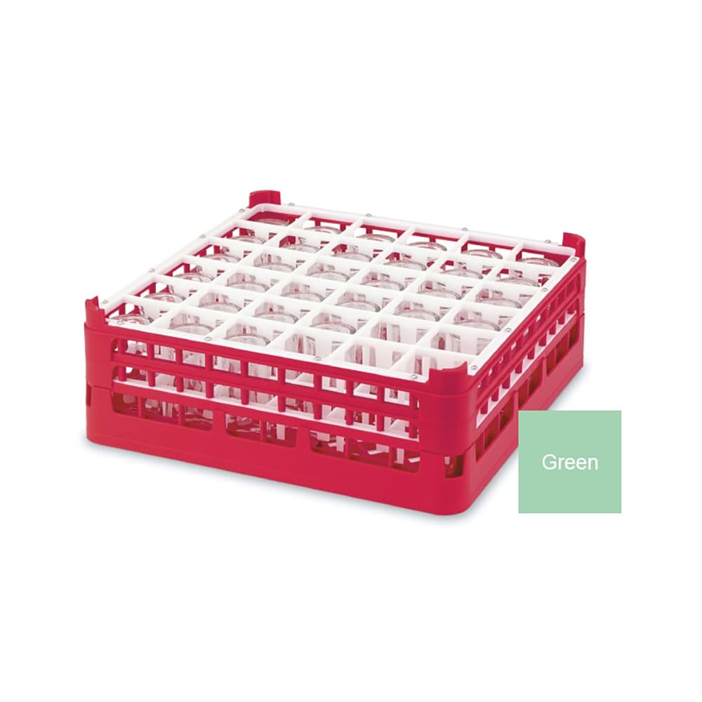 175-527141 Signature Glass Rack w/ (36) Compartments - Green