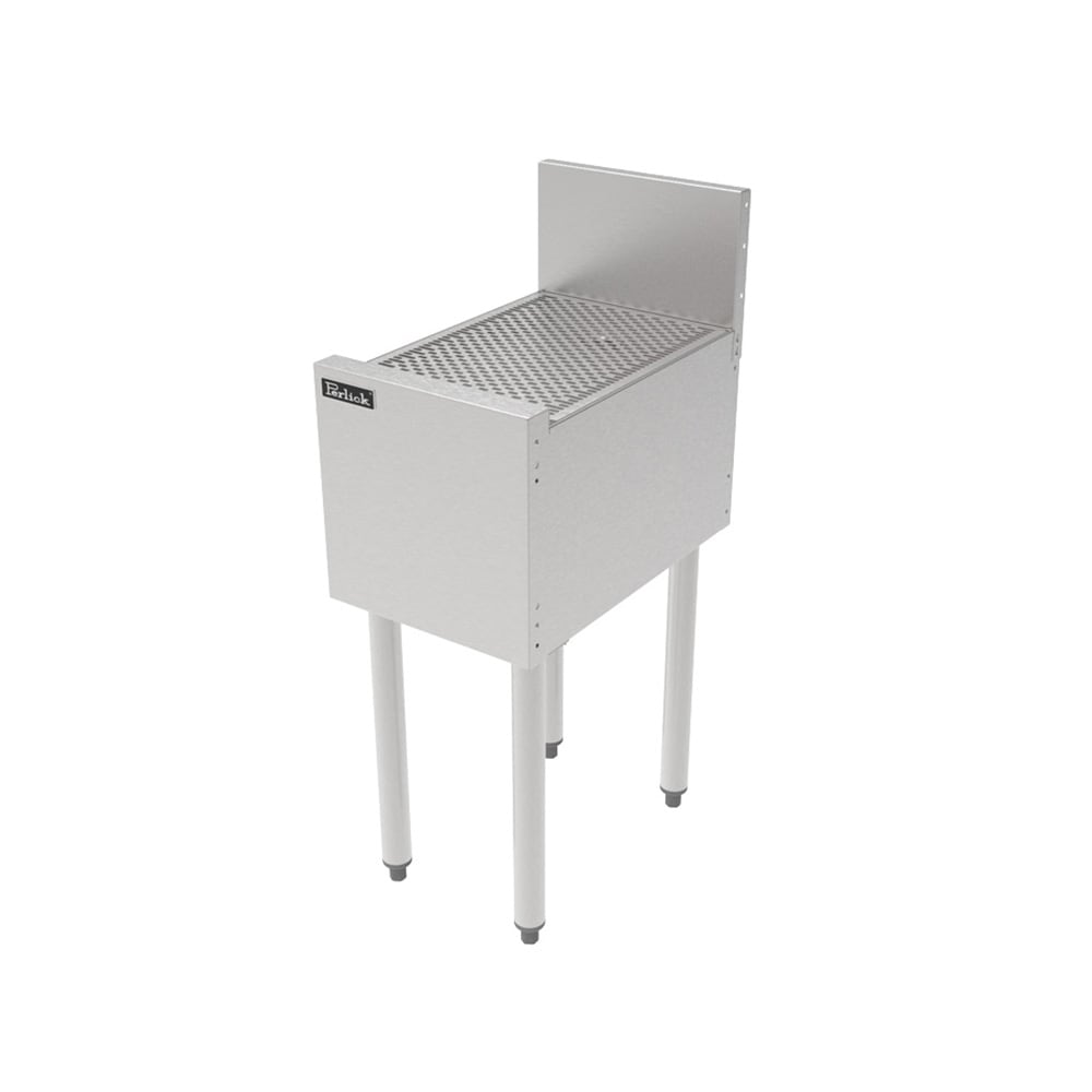 199-TS12DB Underbar Freestanding Drainboard - 6" Backsplash, 12" x 18 9/16"