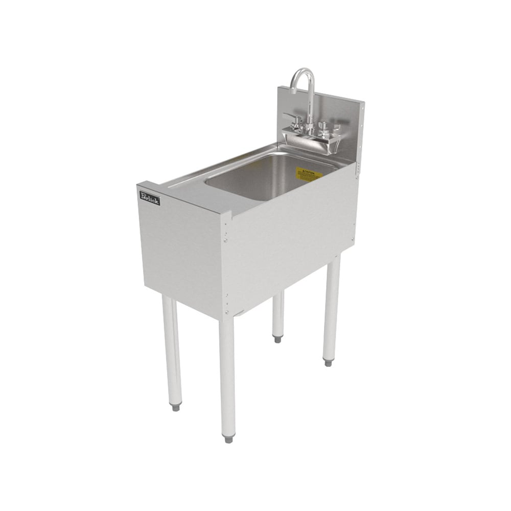 199-TSF12DS Underbar Dump Sink w/ 14"L x 10"W x 9 1/4"D Bowl