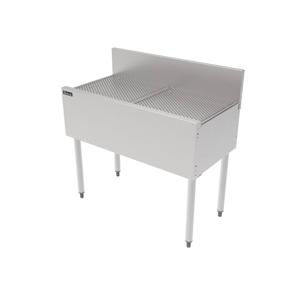 199-TS36DB Underbar Freestanding Drainboard - 6" Backsplash, 36" x 18 9/16"