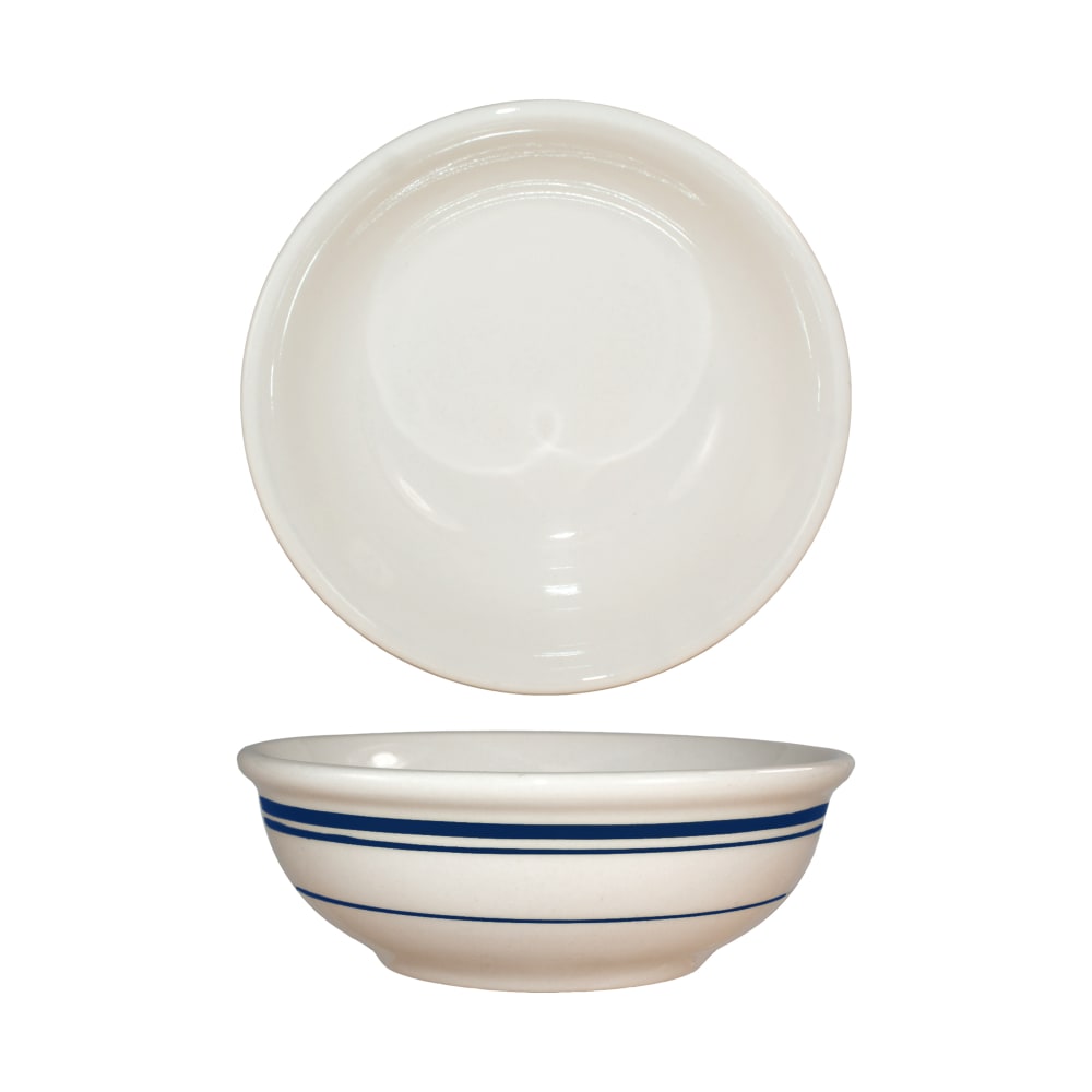 129-CT24 10 oz Round Catania™ Oatmeal/Nappie Bowl - Ceramic, American White