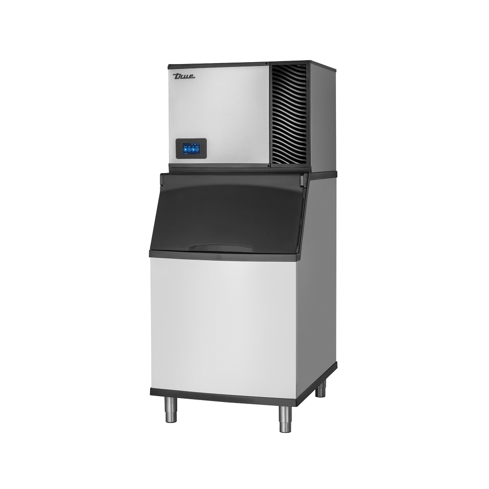 598-TCIM630FATIB530A 630 lb True Ice Series Full Cube Ice Machine w/ Bin - 450 lb Storage, Air Co...
