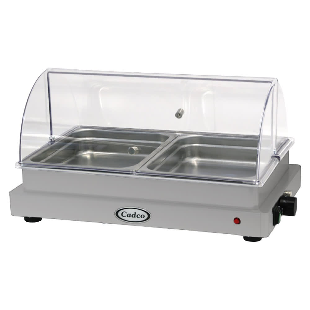 516-WTBS2NHDSS 24" Countertop Buffet Warmer w/ (2) Half Size Pans - Stainless, 120v