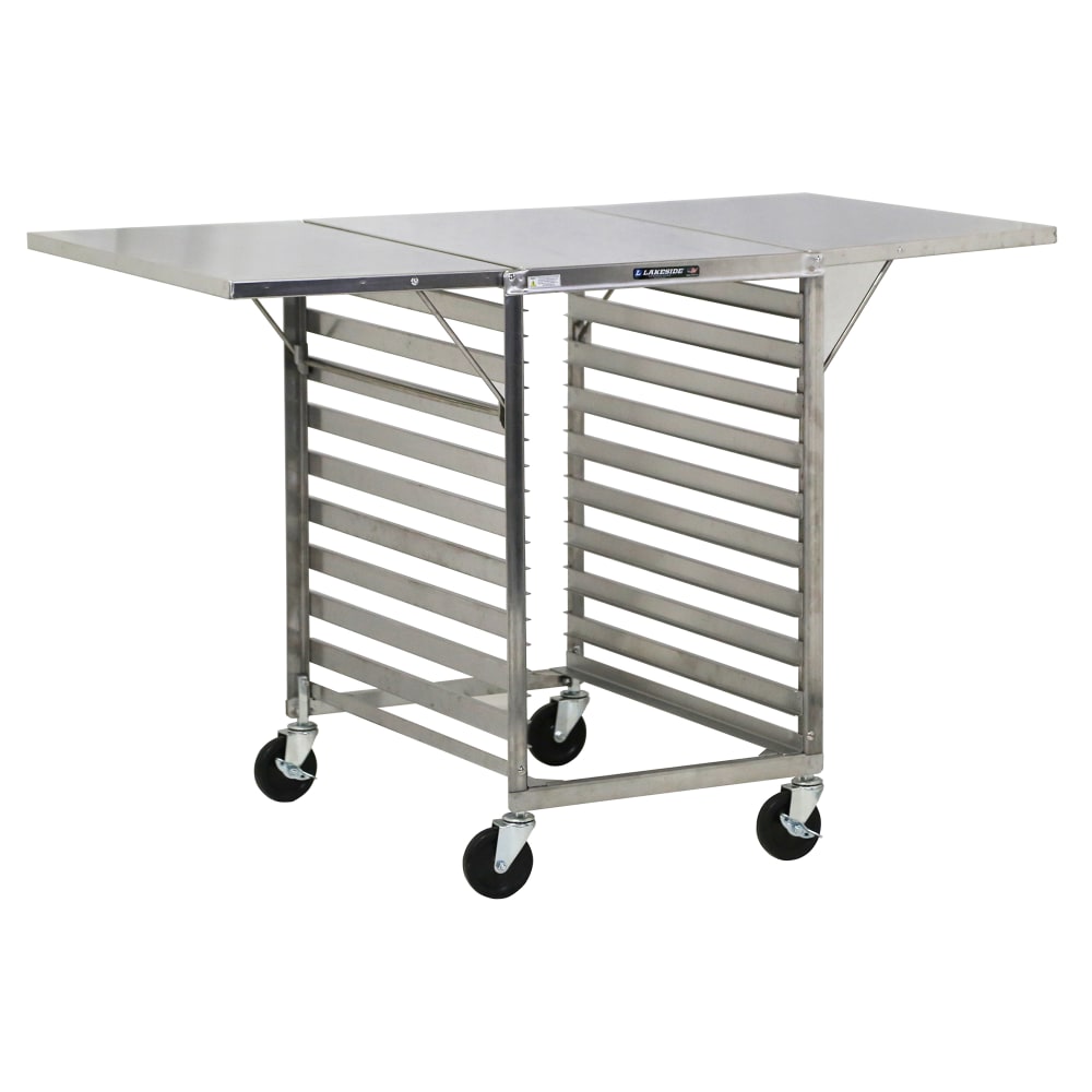 121-110 Portable Table Wing w/ Channel Ledge for (19) 18 x 26" Sheet Pans