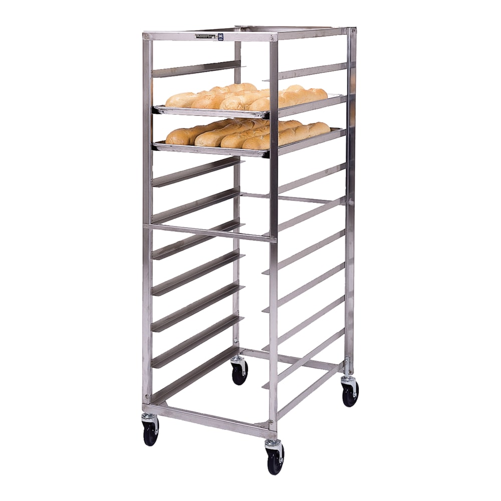 121-155 23 1/4"W 10 Sheet Pan Rack w/ 5" Bottom Load Slides