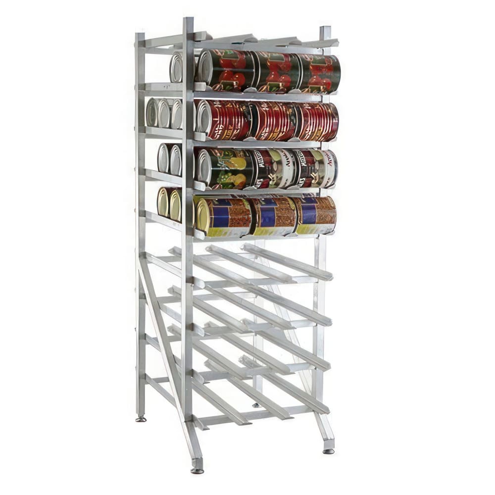 121-331 71"H Stationary Can Rack w/ (108) #10 or (144) #5 Capacity