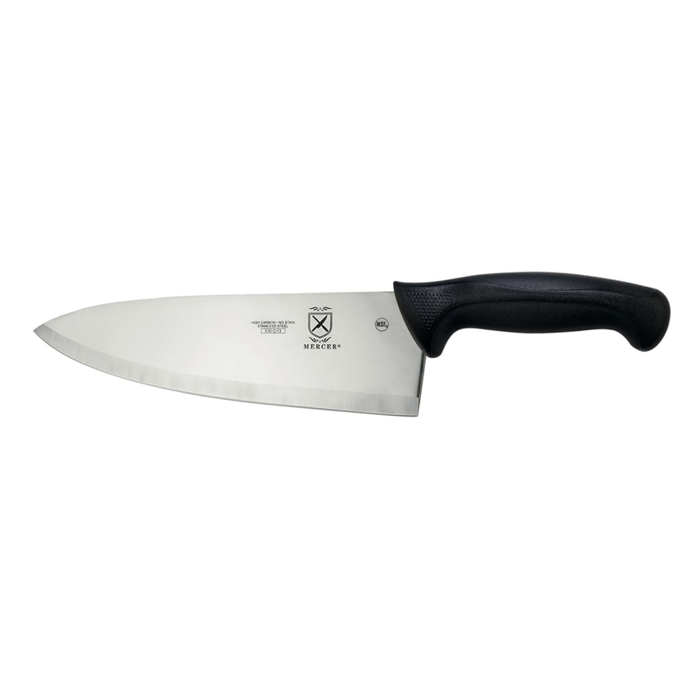 132-M18010 10" Chef's Knife w/ Black Santoprene®/Polypropylene Handle, High Carbon Japa...