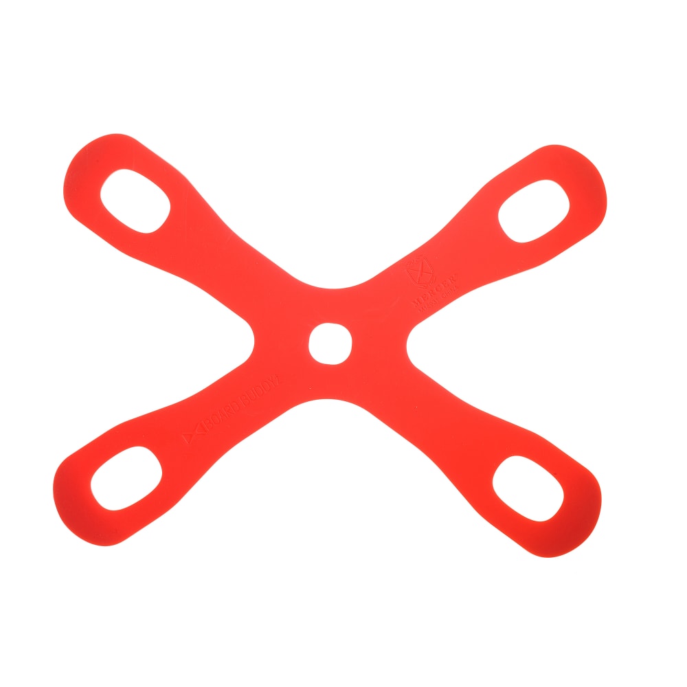 132-M18931 Cutting Board Holder - 11 3/8" x 8 5/8", Silicone, Red