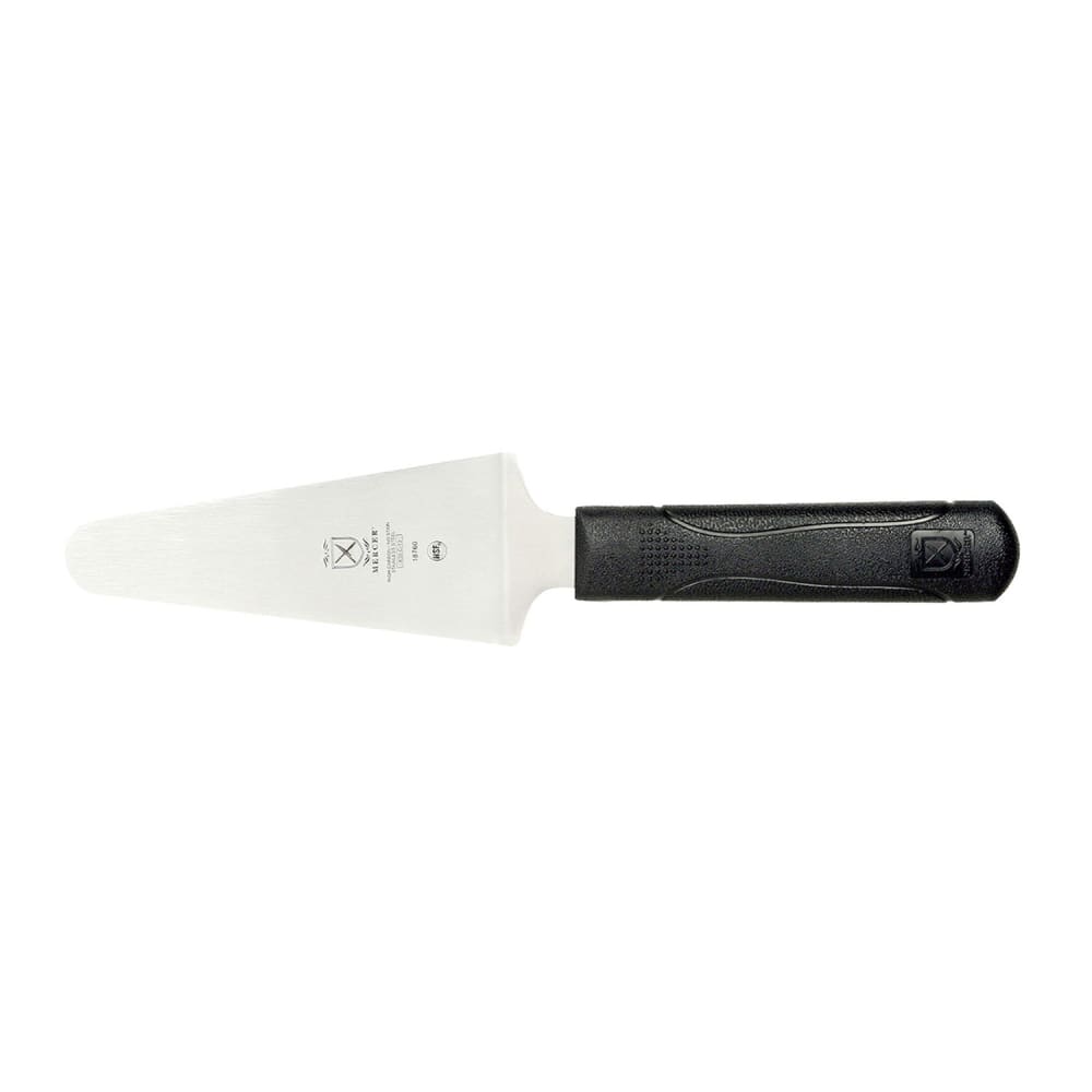 132-M18760 10 1/2" Pie Server w/ Black Polypropylene Handle, High Carbon Japanese Steel