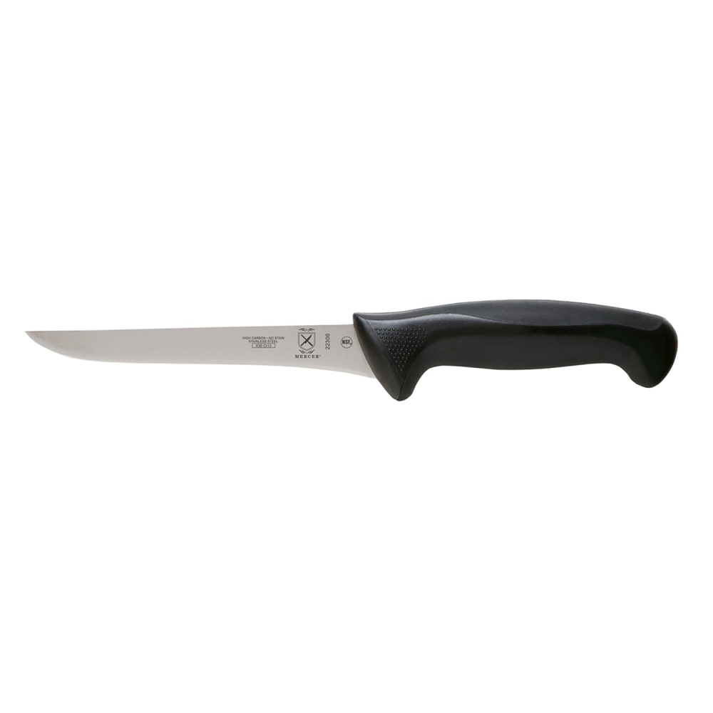 132-M22306 6" Boning Knife w/ Black Santoprene®/Polypropylene Handle, High Carbon Japanese S...