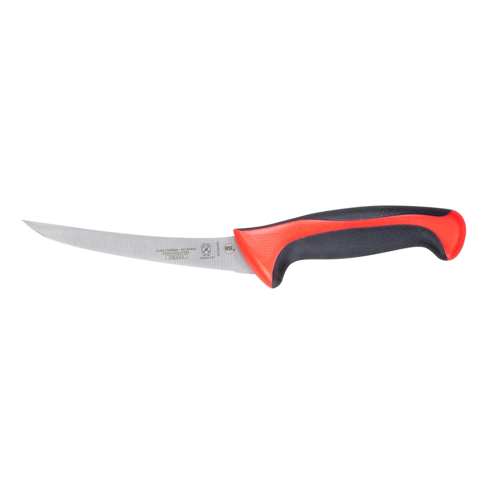 132-M23820RD 6" Boning Knife w/ Red Santoprene®/Polypropylene Handle, High Carbon Japanese S...