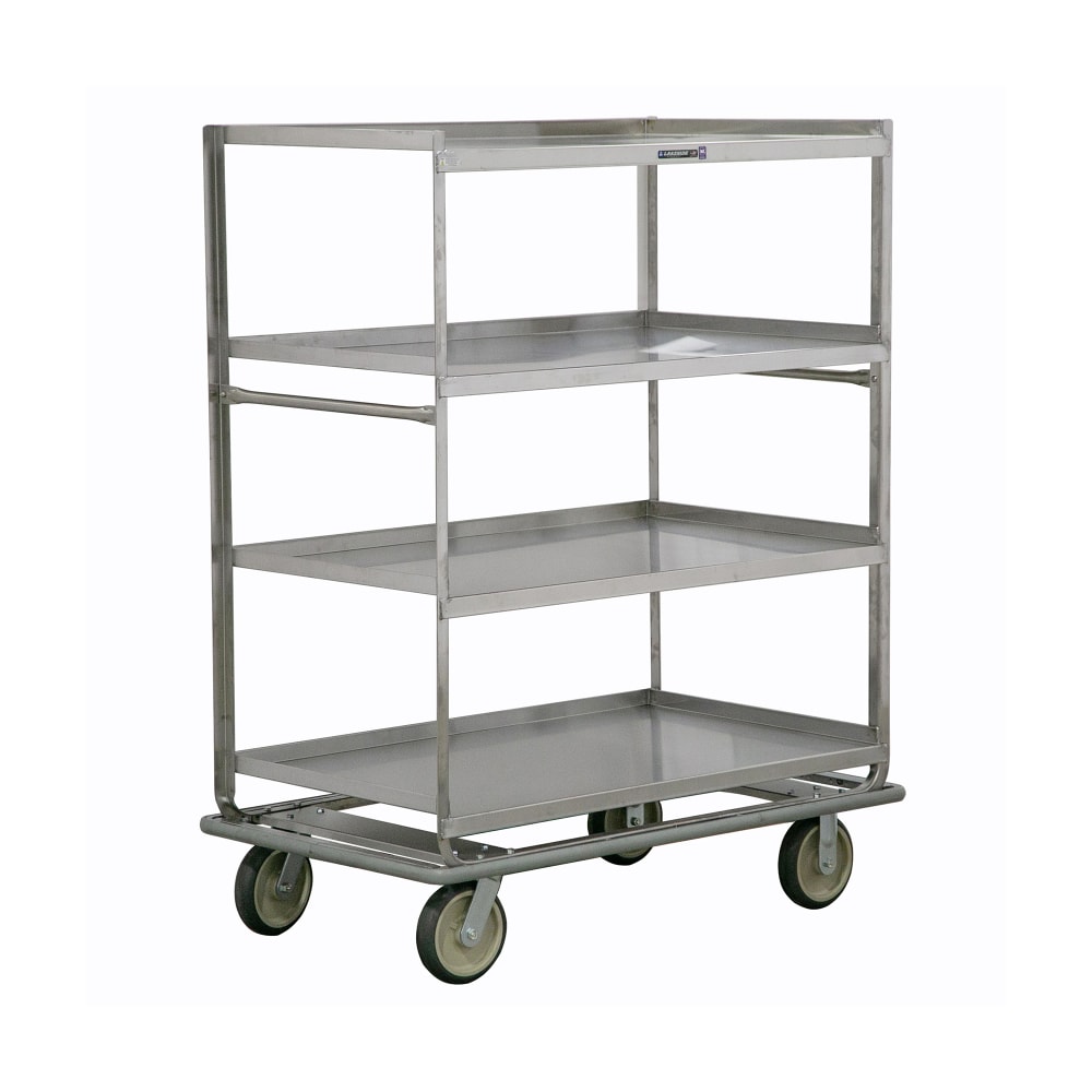 121-583 Queen Mary Cart - 4 Levels, 1000 lb. Capacity, Stainless, Raised Edges