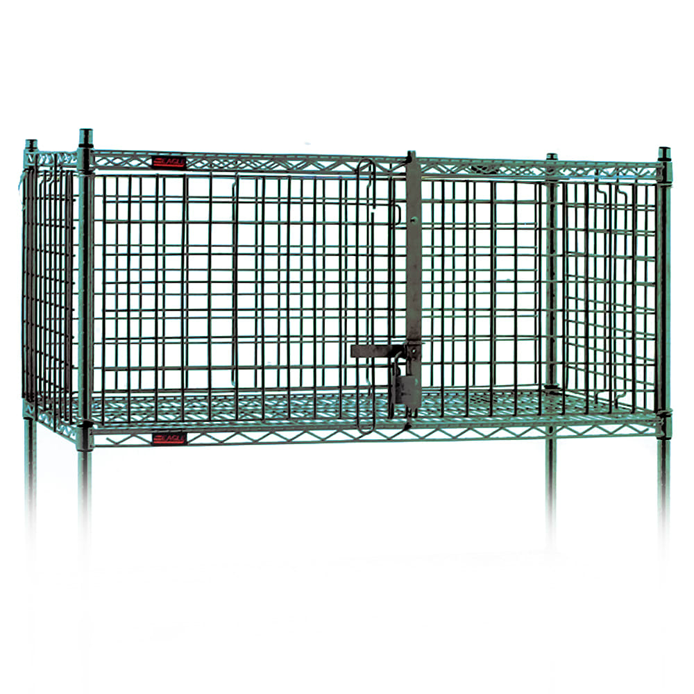241-SECM2436E 36" Security Cage Module - 24"W, Green Epoxy Coated