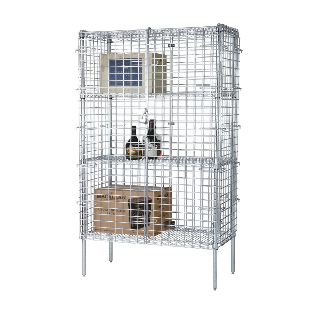 268-FSSEC1860 60" Chrome Security Cage Kit, 18"Deep, 74" H