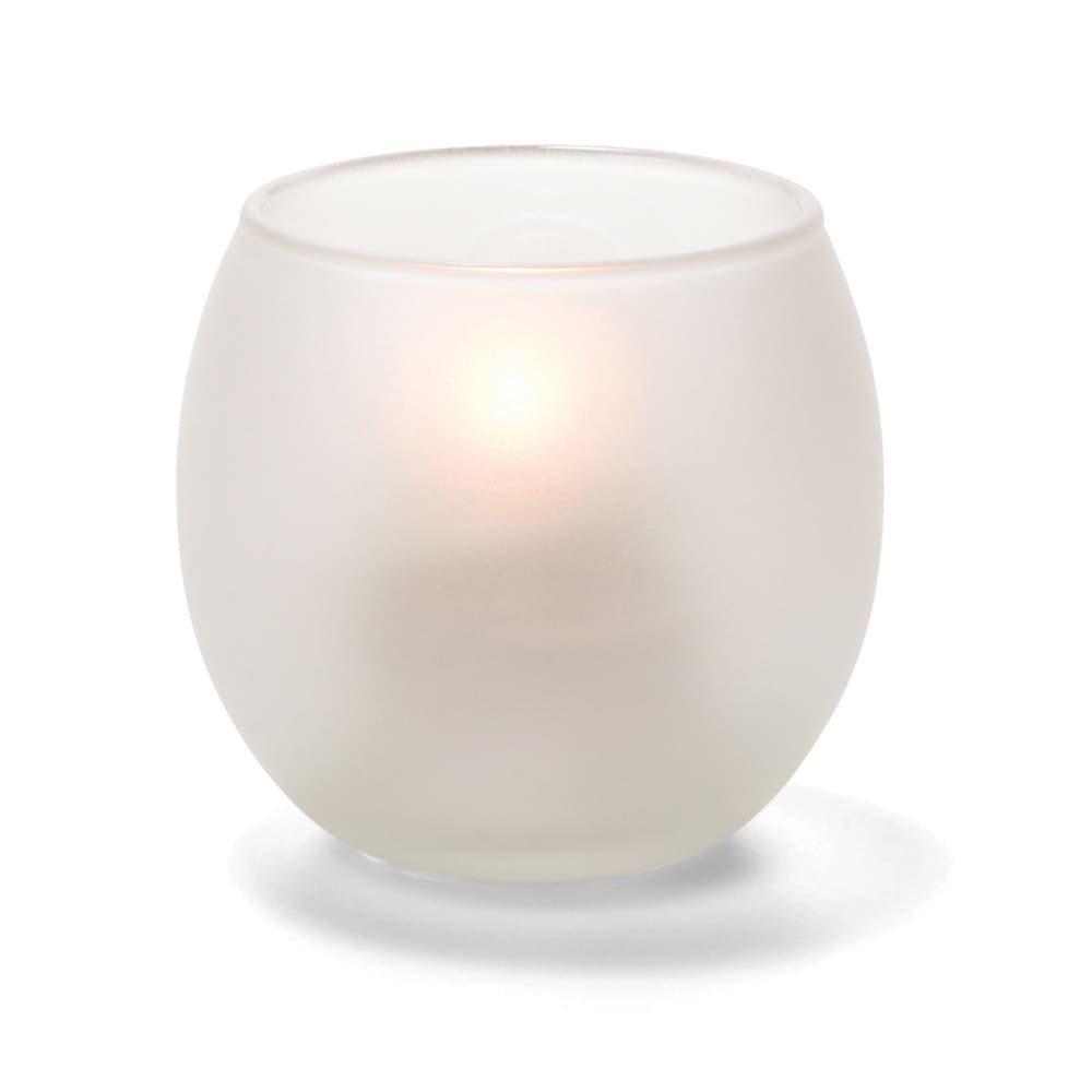 461-5119SC Bubble Tealight Candle Holder for HD8 - 2 3/8" x 2 5/8", Satin Crystal